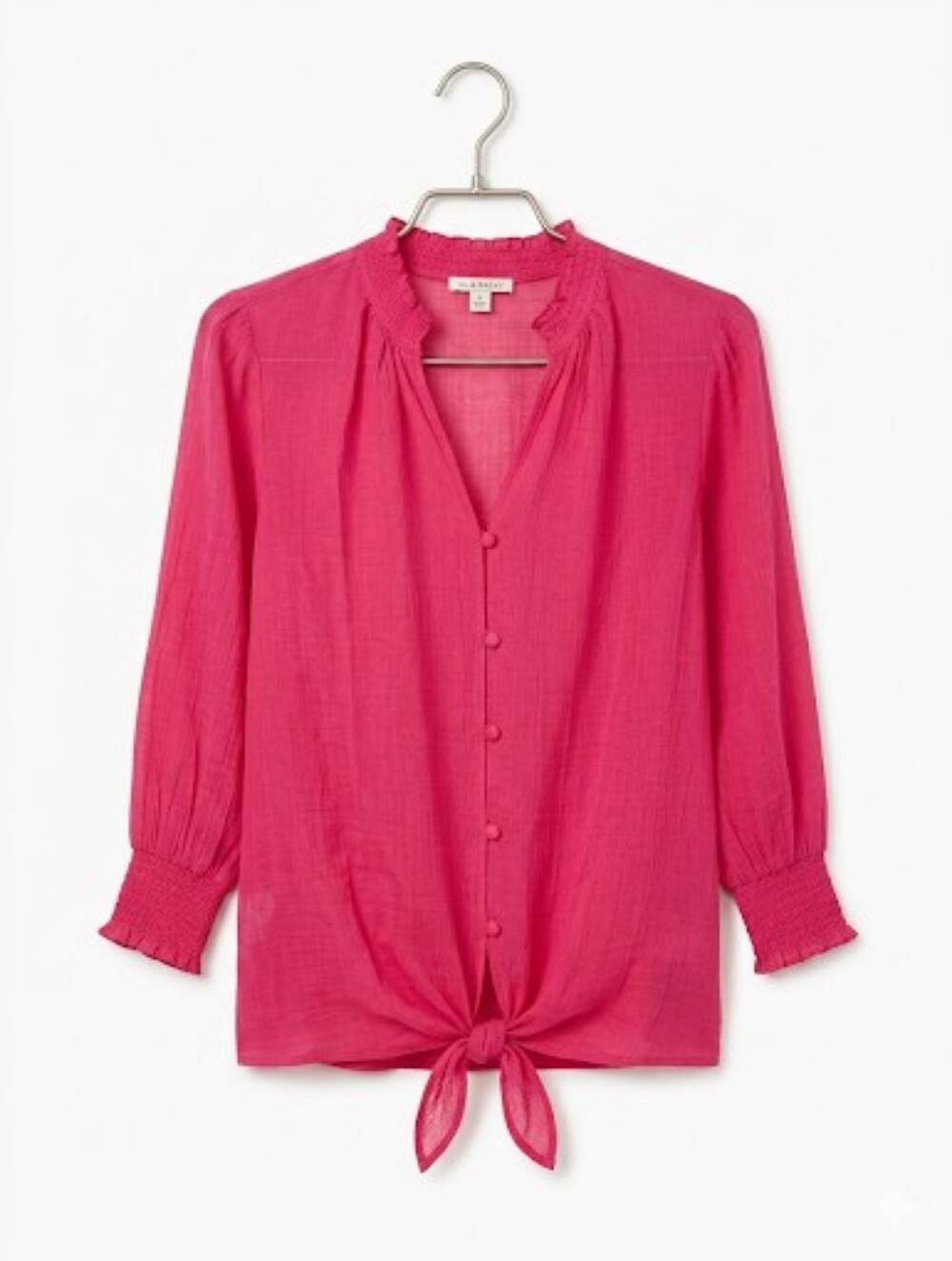 Zac and Rachel Long sleeve Blouse Coral Size Small